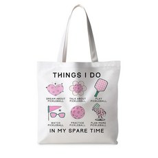 이그나이타이거 책 토트백 여성용 독서 선물 애호가 여성을 위한 캣볼 단일 사이즈 452598, Spare Time 452598