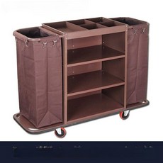 짐수레 모텔청소카트 청소 객실 끌차 이동식 사각, 표준 두꺼운 양면 5인치, 1개