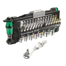 Wera 툴첵플러스 소켓 세트 05056490001, 1세트, 비트 + 소켓 + 렌치 + 드라이버