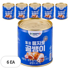 동표 을지로 골뱅이 통조림, 230g, 6개