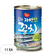 동원 꽁치 통조림, 400g, 11개