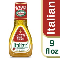 Kens Steak House 켄스 스테이크 하우스 이탈리안 드레싱 & 마리네이드 9 fl oz, 1개, 1L