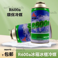 R600a 冰箱冷媒 雪種 製冷劑 家用空調製冷劑 汽車冷媒 加氟套裝工具 高純度雪種, 1個, R600a冷媒（2瓶）