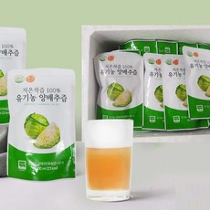 [함평천지] 저온착즙 유기농 양배추즙(100ml x 30포) x 2박스, 60개, 100ml