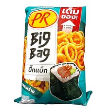 PR Big Bag 海苔味玉米脆圈, 80g, 1個