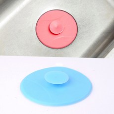 실리콘 싱크대 물마개 배수구 덮개 욕실 세면대 하수구 냄새차단 커버