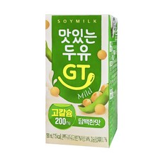 남양유업 맛있는 두유 GT 고칼슘 담백한맛, 190ml, 48개