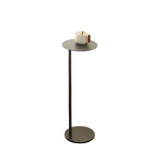 사이드 테이블 침대 간이 미니 틈새 베드 쇼파 보조, 블랙 정사각형 28x28 높이 68cm
