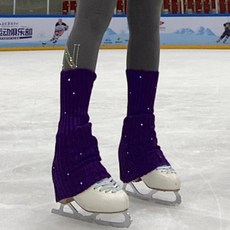 BYQWD레그 넥워머 니트 트레이닝 토시 핑크 피겨용 발토시 화이트BYQWD