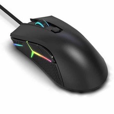 聯想 HEADSHOT 酷炫造型 多段DPI 親膚材質 RGB燈光 人體工學設計 電競滑鼠