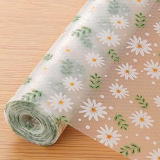 INNOLITES 주방 캐비닛용 선반 라이너 비접착식 서랍 및 캐비닛 라이너 세탁 가능 내유성 쉬운 절단 찬장 선반 보관 드레스 책상용 59.9 x 912.4cm(, 그린 데이지