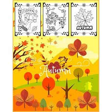 Autumn: Coloring Book for Kids and Adults with Fun Easy and Relaxing (Coloring Books for Adults an... Paperback, Independently Published