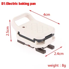 1:12 인형 집 미니어처 주스 기계 컵 세트 커피 머신 믹서 기계 모델 주방 인형 전기 기기 모델 완구, 07 A7