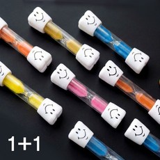 미니갤러리 3분 양치 모래시계 타이머 1+1, 파랑