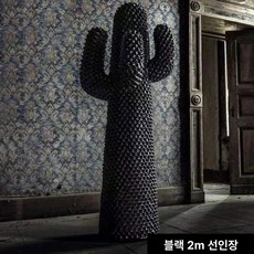 선인장 대형 매장용 1.5m 옷 가게 행거 디자인 행어, 2m블랙