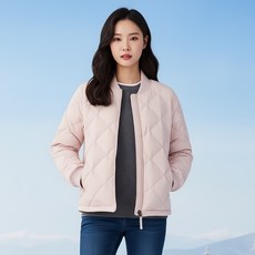 네파 여성 겨울 퀼팅 튜브 아웃도어룩 구스다운 경량 패딩점퍼