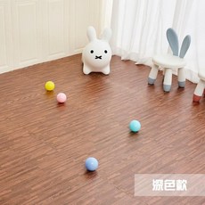 爬爬墊 泡沫地墊 灰色木紋 30*30*1.0cm 12片, 深色木紋, 1個