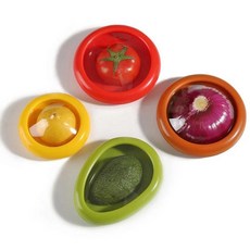 주방 보관함 과일 야채 용기 신선한 상자 아보카도 토마토 양파 신선함 유지 크리스퍼 도구, 1. 4pcs, 1개