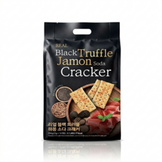 블랙 트러플 하몽 소다 크래커 맛있는 간식 만능 안주, 1개, 294g