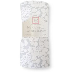 SwaddleDesigns Marquisette 남아 및 여아용 리시빙 포대기 담요 부드러운 프리미엄 면 모슬린 최고의 샤워 선물 코끼리 파스텔 핑크 병아리 Parent, Sterling Lush