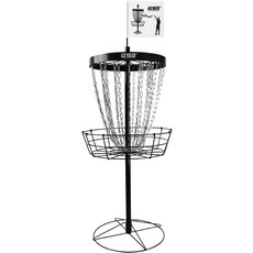 GSE 게임 스포츠 전문가 PRO 휴대용 디스크 골프 목표 1224 체인 금속 연습 골대, Orange, Deluxe - 24 Chains, 1개