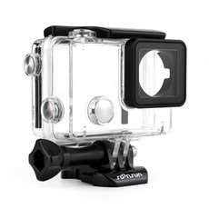 SOONSUN GOPRO HERO 3 /3+ /4용 및 스노클링 방수 호환되는 심해 케이스 하우징 BACPAC 스크린 다이빙 블랙 스쿠버 40M 수중 - 다이빙 실버 배터리와