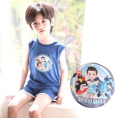 자동차 유아 실내복 캐릭터 상하세트 T헬로카봇 65호