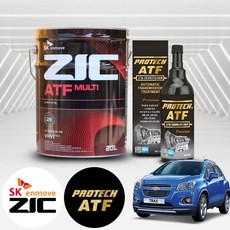 쉐보레 트랙스 1.4 가솔린 지크 ATF 멀티 미션오일 20L+프로텍 미션보호제