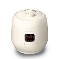 쿠첸 더핏 슬림 전기압력밥솥 10인용, CRS-FSWD1040CY, CREAM YELLOW