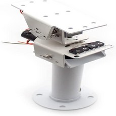 DIY DC 이중 축 팬 틸트 태양광 추적 및 모니터링 로봇 작업 고 토크 전체 금속 웜 기어