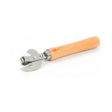 다기능 스테인리스 스틸 나무 손잡이 캔 따개 캔 따개 캔 스크루드라이버 증발 우유 다리미 캔 맥주병 및 기타 캔에 적합 2 개, [02] 1Pcs