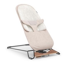 UPPA베이비 미라 바운서휴대용 2-in-1 바운서 아기와 함께 성장하는 시트그린가드® 골드 JPMA FSC® 인증코지 시트 라이너 보관 가방 포함찰리샌드 멜랑주블랙 크롬월, Charlie