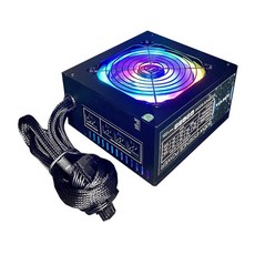 자동 열 제어 120MM RGB 팬 115/230V 스위치 모든 보호 기능을 갖춘 APEVIA ATX-ES600-RGB 에센스 600W ATX 반모듈형 게임 전원 공급 장치