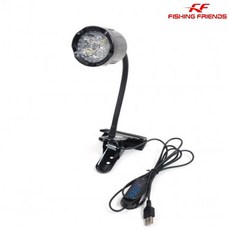 FF화림 포켓 볼락집어등 보조배터리 집게형 볼락 풀치 3색 집어등 USB타입 파우치포함, 도원피싱 볼락 집어등, 녹색백혼합, 1개