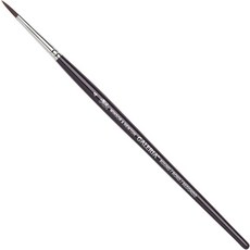 윈저 뉴턴 갈레리아 브러시 짧은 손잡이 원형 4호 각각 2mm, #4, Round - Short