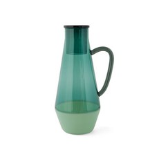 日本amabro TWO TONE 雙色玻璃水瓶1L-共3色, 海綠, 1個