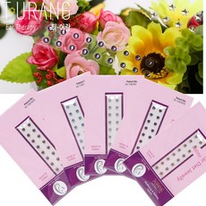 [티-어랑] 귀지압이혈패치 이어테라피 3M 의료용테이프 4mm / 20P 크리스탈 귀지압패치 이혈패치 귀침 이침 귀혈자리 귀침효과 귀침 수지침, 7)6월-진주, 1개