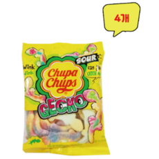 츄파춥스 젤리 사워게코, 90g, 4개