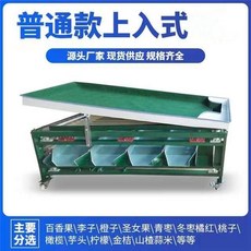 과일 야채 분류 기계 과일선별기 블루베리 귤 감 자두 크기 분리기 분류기 선별기, 일반 탑 엔트리 9트랙