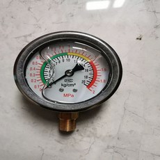 타이어 공기주입기 밸브형 모터사이클 밸브 파열, 1개, D. 충격 방지 압력계