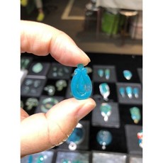 台灣藍寶 貝殼光 墜飾