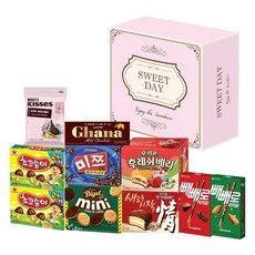 롯데제과 발렌타인 스위트박스 선물세트 9종(빼빼로 초코파이 후레쉬베리 초코송이 등)