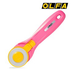 올파 OLFA 로터리 커터칼 원형컷터 45mm 핑크 RTY-2C/PIK