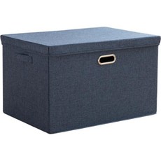 의류 보관함 홈 옷장 레이어드 패브릭 분류함 의류 접이식 보관 바구니 상자, navy blue, 1개
