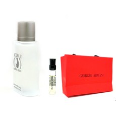 조르지오아르마니 아쿠아 디 지오 옴므 애프터쉐이브 로션(토너) 100ml + 프리베 오 드 뚜왈렛 1.2ml (백화점정품 쇼핑백), 1개