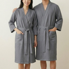 Maison de LAB 프리미엄 호텔 샤워가운, 그레이 / 3XL, 1개