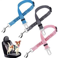 반려동물 안전 벨트 고양이 강아지 자동차 반려견 안전 벨트 목줄 이동장 카시트 하네스, 1반려견밸트-블루