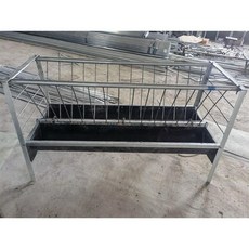 염소먹이통 여물통 사료통 양면 대형 가축용 배식통 스텐 바닥식 급여기, 1.5m 컨베이어벨트