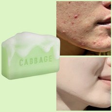 캐비지 약알칼리성클렌징폼 천연비누 대용량, 140g, 1개입