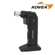 코베아 스팅 충전 가스토치 KTS-2506 액화방지 다용도 정밀토치 한의원토치 치과토치, 1개, 블랙